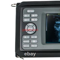 Portable Handheld LCD Digital Ultrasound Scanner Machine+Transvaginal Probe FDA