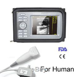 Portable Handheld Ultrasound Machine unit Scanner Digital 7.5Mhz Linear Human CE