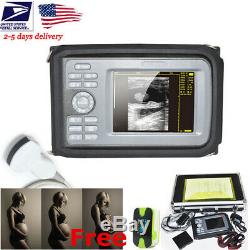 Portable Handheld Ultrasound Scanner/Machine Digital +Convex For Human USPS