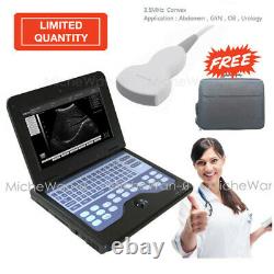 Portable Laptop Machine Digital Ultrasound Scanner 3.5Mhz Convex Probe CE CONTEC