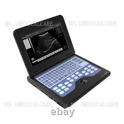 Portable Laptop Machine Digital Ultrasound Scanner 6.5Mhz Transvaginal Probe USA