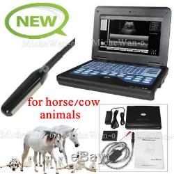 Portable Laptop Machine Digital Ultrasound Scanner, 7.5 Rectal probe, Veterinary