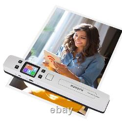 Portable Scanner, Photo Scanner for Documents Pictures Texts in 1050DPI, Flat