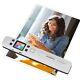 Portable Scanner, Photo Scanner For Documents Pictures Texts In 1050dpi, Flat