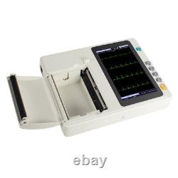 Portable Touch Screen Digital 3/6 Channel 12Lead Electrocardiograph ECG&EKG US