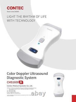 Portable Ultrasound Scanner Machine Wireless Color Doppler Convex Linear 2 probe