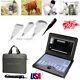 Portable Veterinary Laptop Ultrasound Scanner Machine 2 Probes Equine&bovine/pig