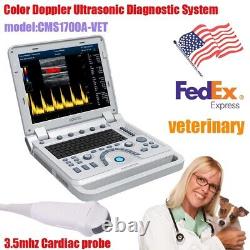 Portable Veterinary Ultrasound Scanner Machine Micro convex Probe Color Doppler