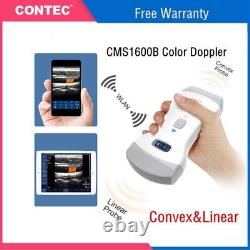 Portable Wireless Color Doppler Ultrasound Scanner Wifi Machine Software Android