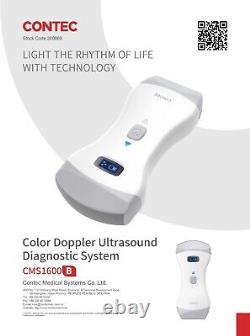 Portable Wireless Color Ultrasound Scanner Color Doppler Machine Convex + Linear