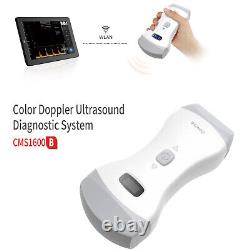 Portable Wireless Ultrasound Scanner Color Doppler Machine Convex + Linear Probe