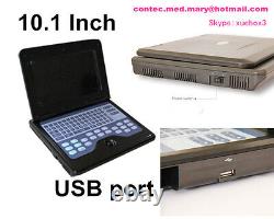Portable laptop machine Digital Ultrasound scanner with 2 probes, convex&linear