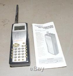 Pro 96 Radio Shack Digital trunking hand held scanner manual police fire weather