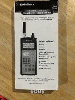 Radio Shack PRO-106 20-106 Digital Trunking Handheld Portable Radio Scanner