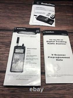 Radio Shack Police Scanner Pro-106 Digital Handheld Trunking System With Paperwork