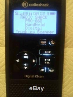 Radio Shack Pro-668 Handheld Digital iScan Trunking Scanner NO RESERVE