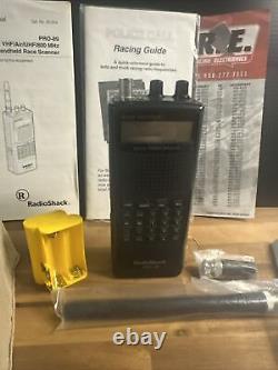 RadioShack PRO-89 200-Channel Handheld Race Scanner VHF/Air/UHF/800MH Bundle Lot