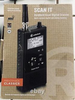 RadioShack Pro-668 SCAN IT Handheld iScan Digital Scanner Multi-system digital a