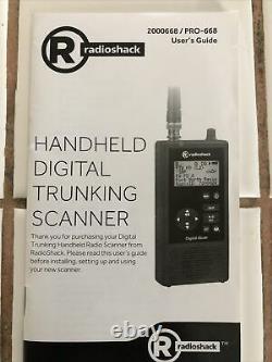 RadioShack Pro-668 SCAN IT Handheld iScan Digital Scanner Multi-system digital a