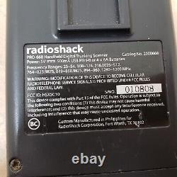 Radioshack Pro-668 Handheld Digital Radio Trunking Scanner