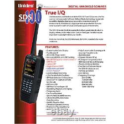 - SDS100 TRUE I/Q HANDHELD SCANNER for IMPROVED DIGITAL PERFORMANCE in S