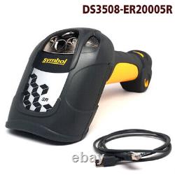 Symbol DS3508-ER20005R 2D Handheld Extended Range Barcode Scanner w USB Cable