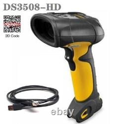 Symbol Motorola DS3508-HD High Density 2D Handheld Barcode Scanner w USB Cable