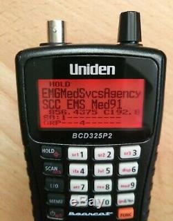 UNIDEN BCD325P2 Digital Handheld Radio Scanner, Accessories
