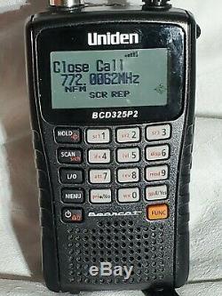 UNIDEN BearCat TrunkTracker V, BCD325P2 Digital Handheld Police/Fire/EMS Scanner