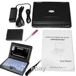 US Portable Ultrasound Scanner Veterinary Pregnancy with rectal, linear probe, FDA