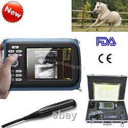 US Seller Handheld Veterinary Digital Ultrasonic Scanner Rectal Sensor Animal US