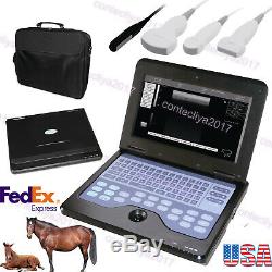 US Seller Veterinary Ultrasound Scanner VET Laptop System Machine with 2 Probe