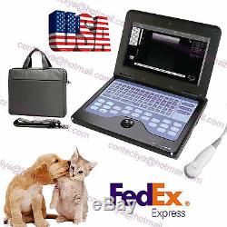 US Veterinary Laptop Ultrasound Scanner Laptop Machine 5.0Mhz Micro Convex Probe
