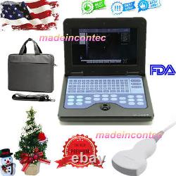 USA CONTEC Digital Laptop Ultrasound Scanner Medical System +Abdominal Probe FDA