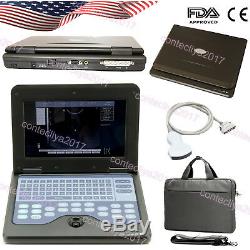 USA FedEx Portable Laptop Ultrasound Scanner Machine, 3.5MHz Convex probe, FDA CE