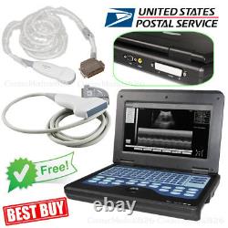 USA Portable laptop machine Digital Ultrasound scanner, Linear+Cardiac 2 Probes