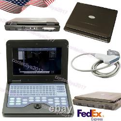 USA Stock! CMS600P2 Laptop Ultrasound Scanner Machine 7.5Mhz linear For Human, FDA