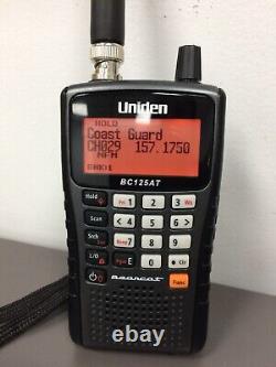 Uniden BC125AT, Handheld Analog Scanner, Antenna, USB, Belt Clip, Manual