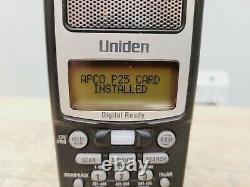 Uniden BC250D Handheld Digital Scanner Bearcat w P25 Apco Card Police Fire Ham