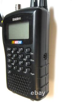 Uniden BC72XLT short wave radio scanner NASCAR +more TESTED- BUY-AS-IS