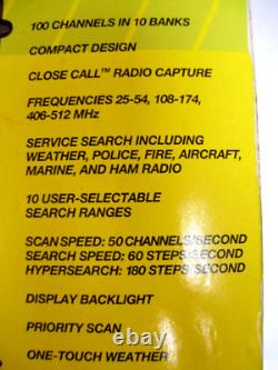 Uniden BC72XLT short wave radio scanner NASCAR +more TESTED- BUY-AS-IS