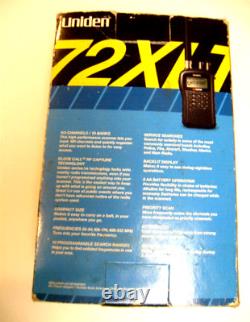 Uniden BC72XLT short wave radio scanner NASCAR +more TESTED- BUY-AS-IS