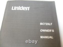 Uniden BC72XLT short wave radio scanner NASCAR +more TESTED- BUY-AS-IS