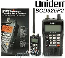 Uniden BCD325P2 Handheld TrunkTracker V Phase II Digital Police Scanner NEW