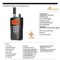 Uniden BCD325P2 Handheld TrunkTracker V Scanner. 2.63in. X 5.90in. X 9.17in