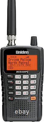 Uniden BCD325P2 Handheld Trunktracker V Scanner. 25,000 Dynamically Allocated Ch
