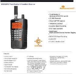 Uniden BCD325P2 Handheld Trunktracker V Scanner. 25,000 Dynamically Allocated Ch