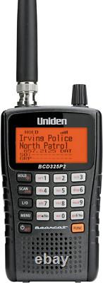 Uniden BCD325P2 Handheld Trunktracker V Scanner. 25,000 Dynamically Allocated Ch