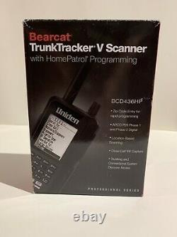 Uniden BCD436HP Bearcat Trunk Tracker Digital Handheld V Scanner