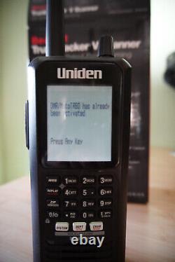 Uniden BCD436HP Digital Handheld Scanner withDMR upgrade, original box, 4gb sd